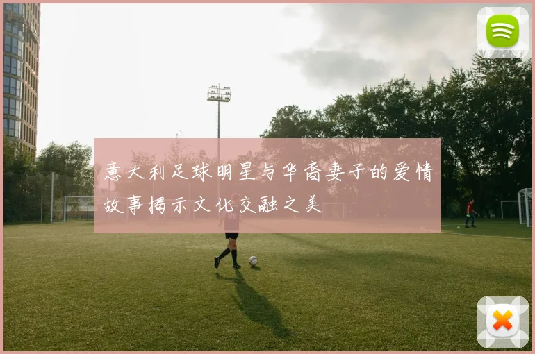 意大利足球明星与华裔妻子的爱情故事揭示文化交融之美